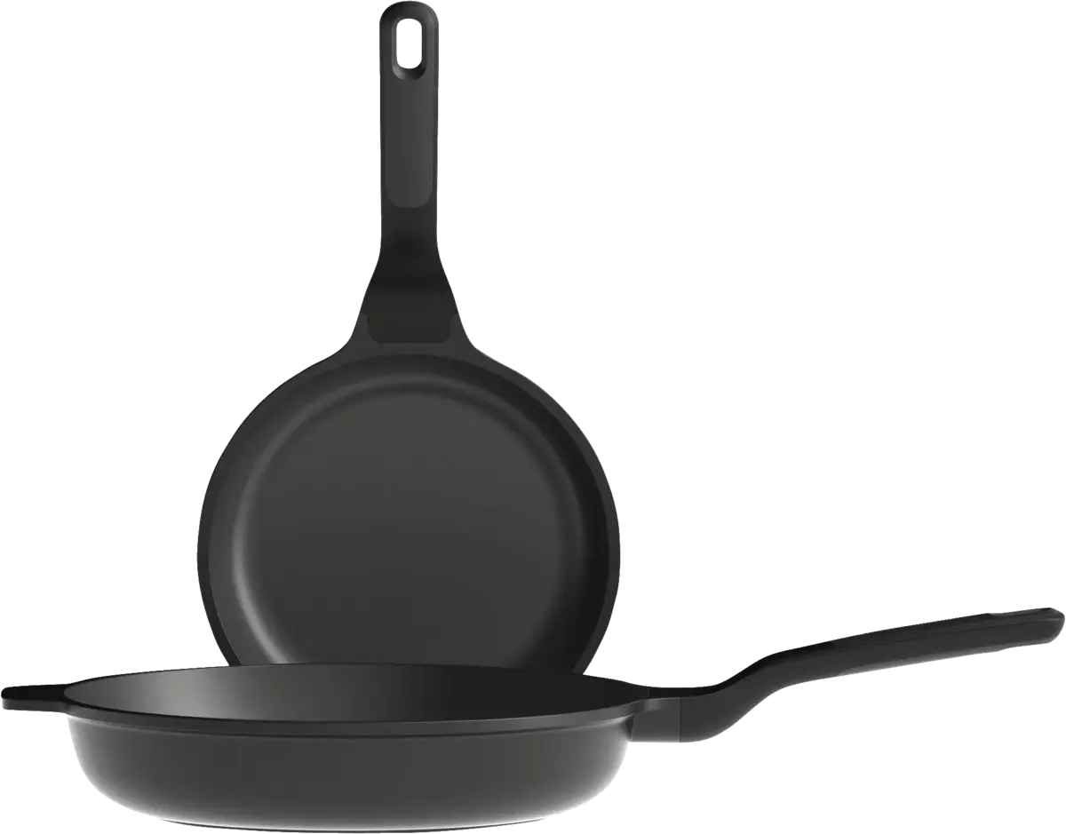 Leo - 2-delige braandpannenset Stone+