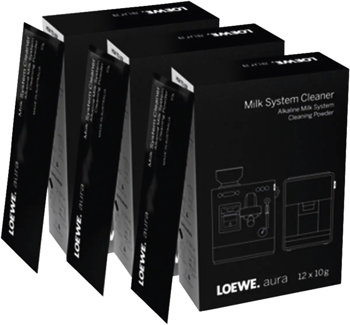 aura milk system cleaner (12x10g) set 3x