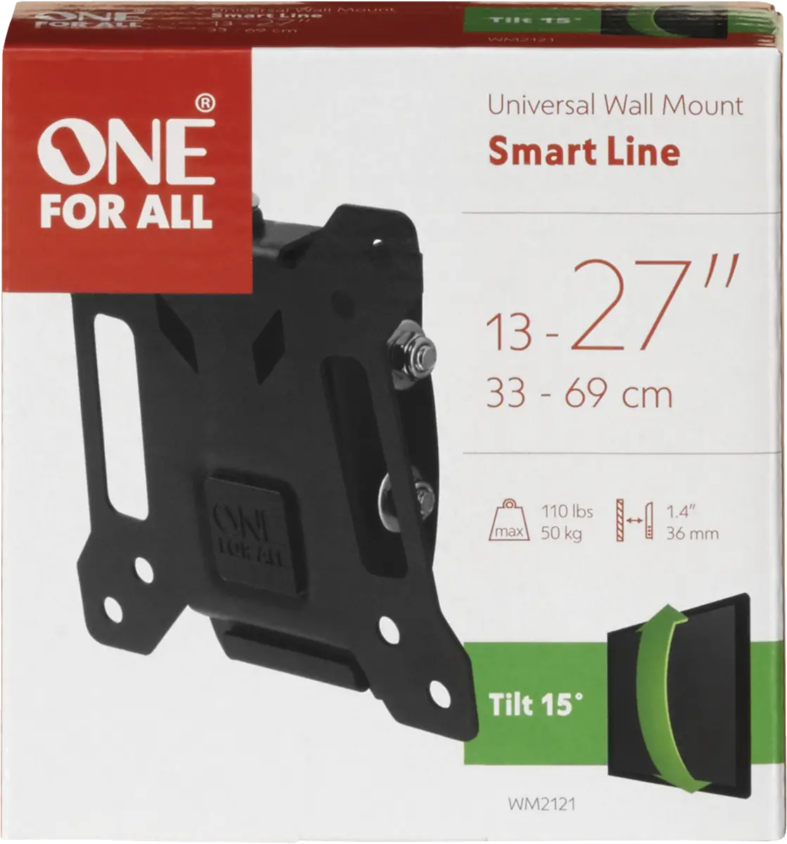 WM2121 27 TV Wandhouder Smart TILT