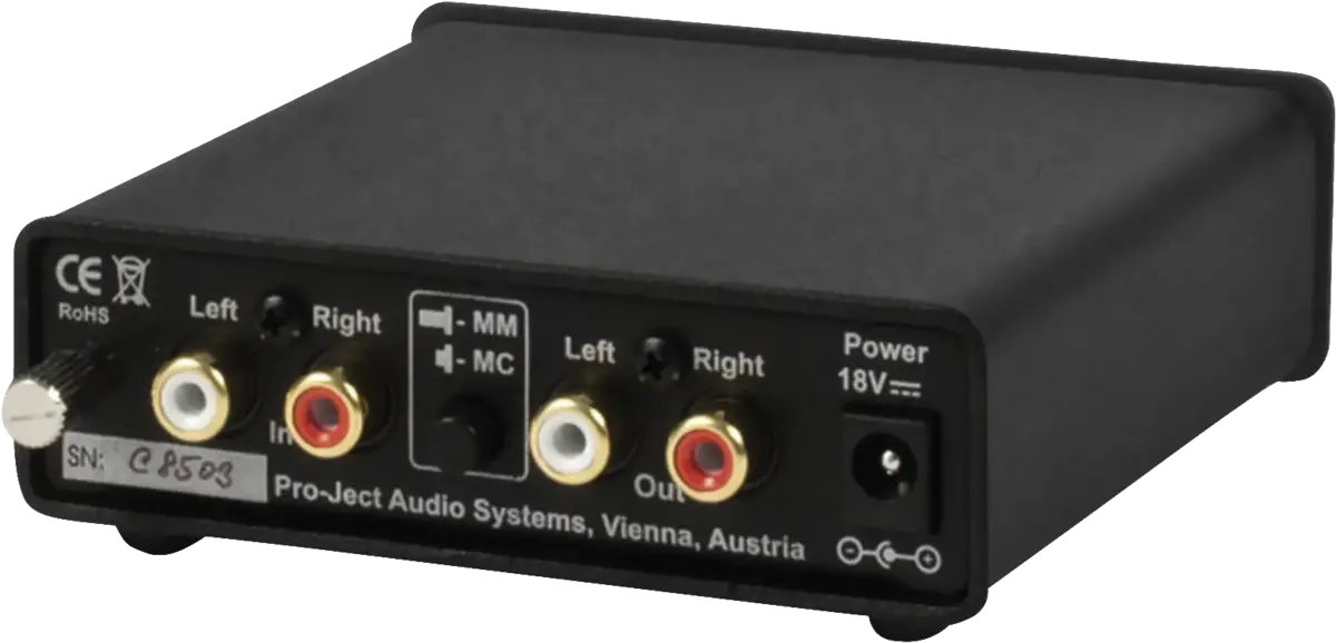 Phono Box DC Voorversterker MM/M