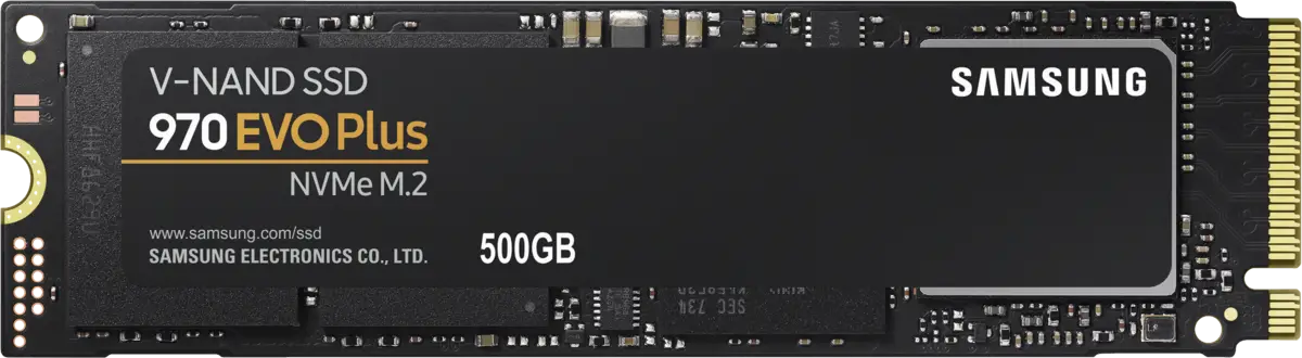 SSD 970 EVO Plus 500GB PCIe Gen3x4 M2.2280 NVMe 1.3 V-NAND