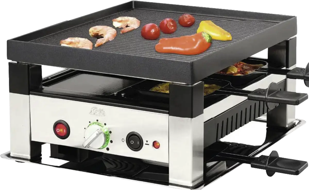 4 in 1 Raclette & Pizza Grill