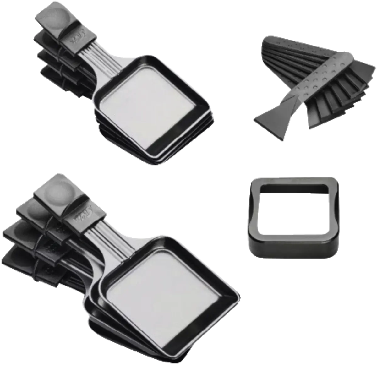 4 in 1 Raclette & Pizza grill for 8