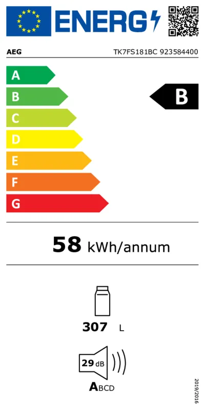 AEG TK7FS181BC energielabel