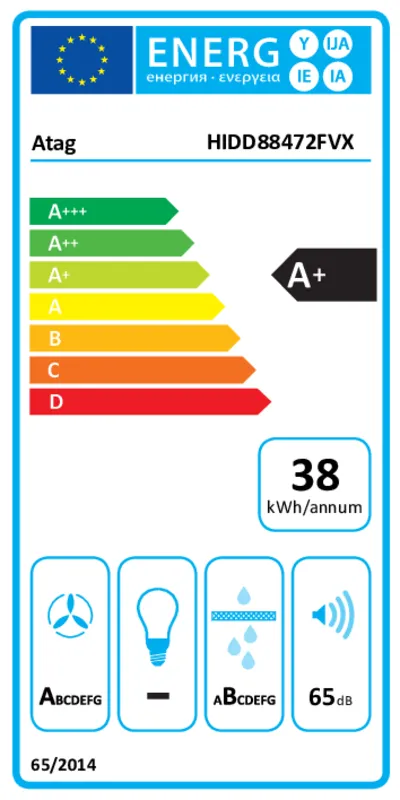 ATAG HIDD88472FVX energielabel