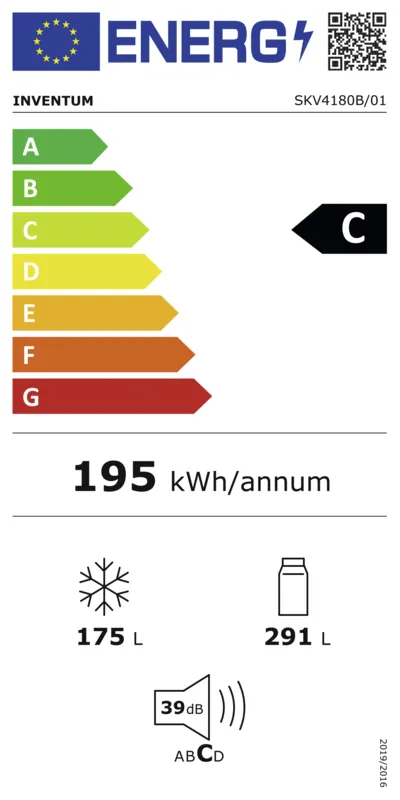 Inventum SKV4180B energielabel
