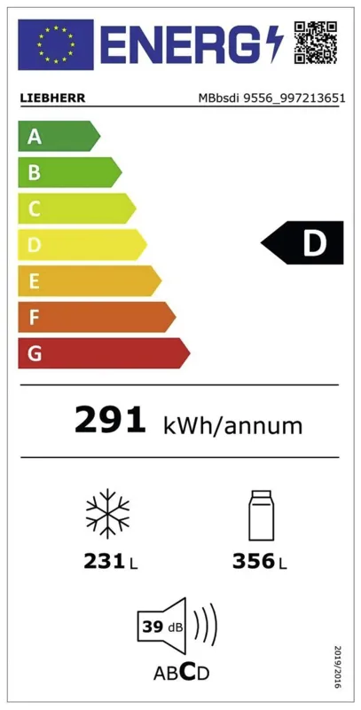 Liebherr MBbsdi 9556-20 energielabel