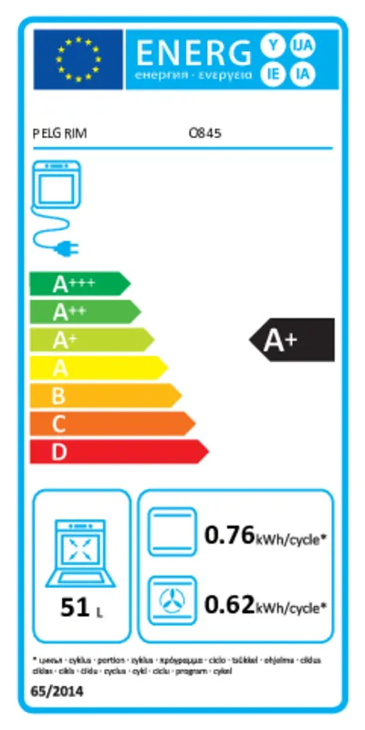 Pelgrim O845 energielabel