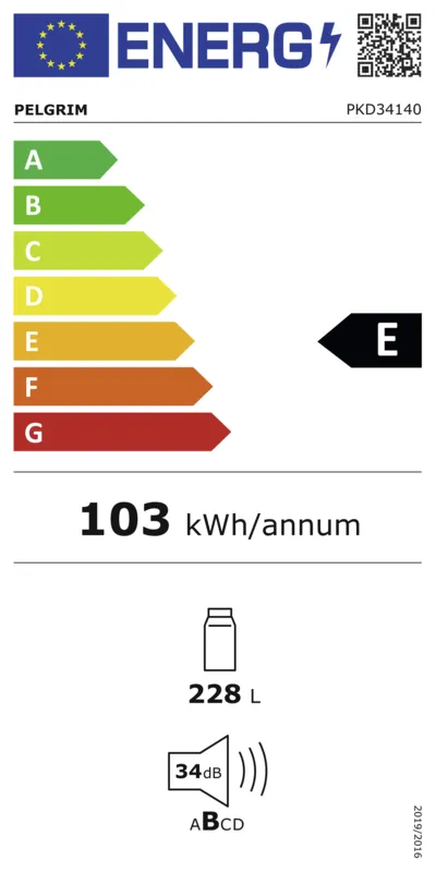 Pelgrim PKD34140 energielabel