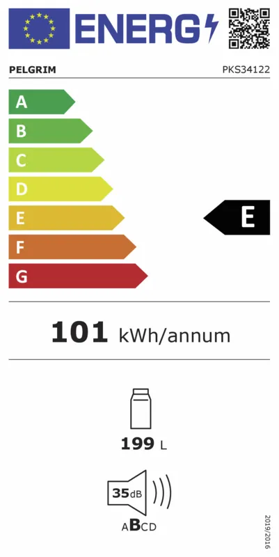 Pelgrim PKS34122 energielabel