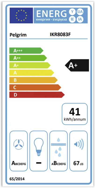 Pelgrim IKR8083F energielabel