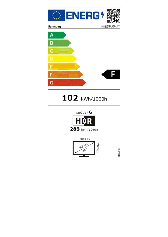 Samsung MRE65R95HATXXN energielabel
