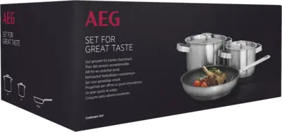 AEG A3SS pannenset 3-delig product afbeelding