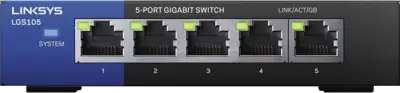 Linksys LGS105 5-poorts Desktop Gigabit-switch