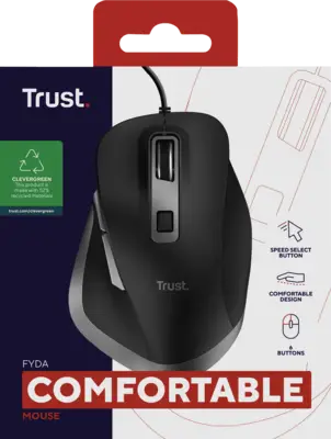 Fyda Wired Comfort Mouse Eco
