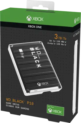 WD Black P10 3TB Game Drive for Xbox One