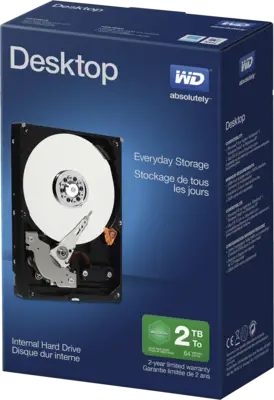Western Digital WD Blue Desktop 2TB Retail Kit